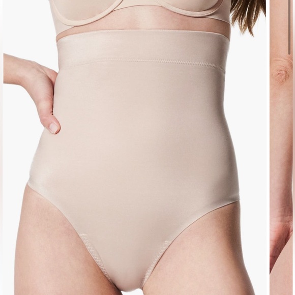 SPANX Other - NWT SPANX 10196R Suit Your Fancy High Waist Shaping Thong Champagne beige
